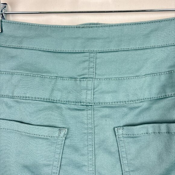 Tinseltown High-Rise Shorts Junior Size 7 Sea Foam Green Stretch Casual - Picture 4 of 13